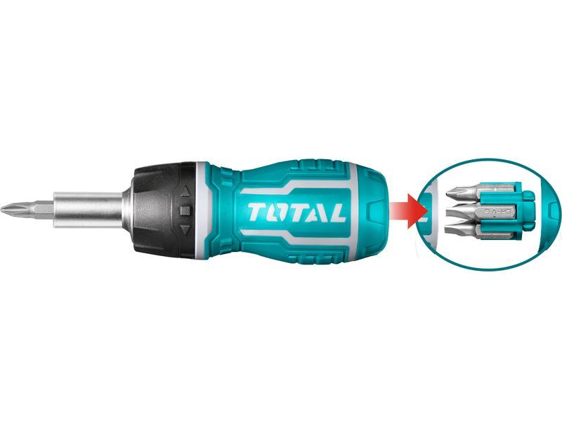 Total Schraubendreher 8 in 1, Ratsche Total Schraubendreher 8 in 1, Ratsche