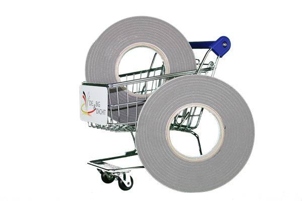 Fugendichtband 10/3-6 mm, grau, 8 m Fugendichtband 10/3-6 mm, grau, 8 m