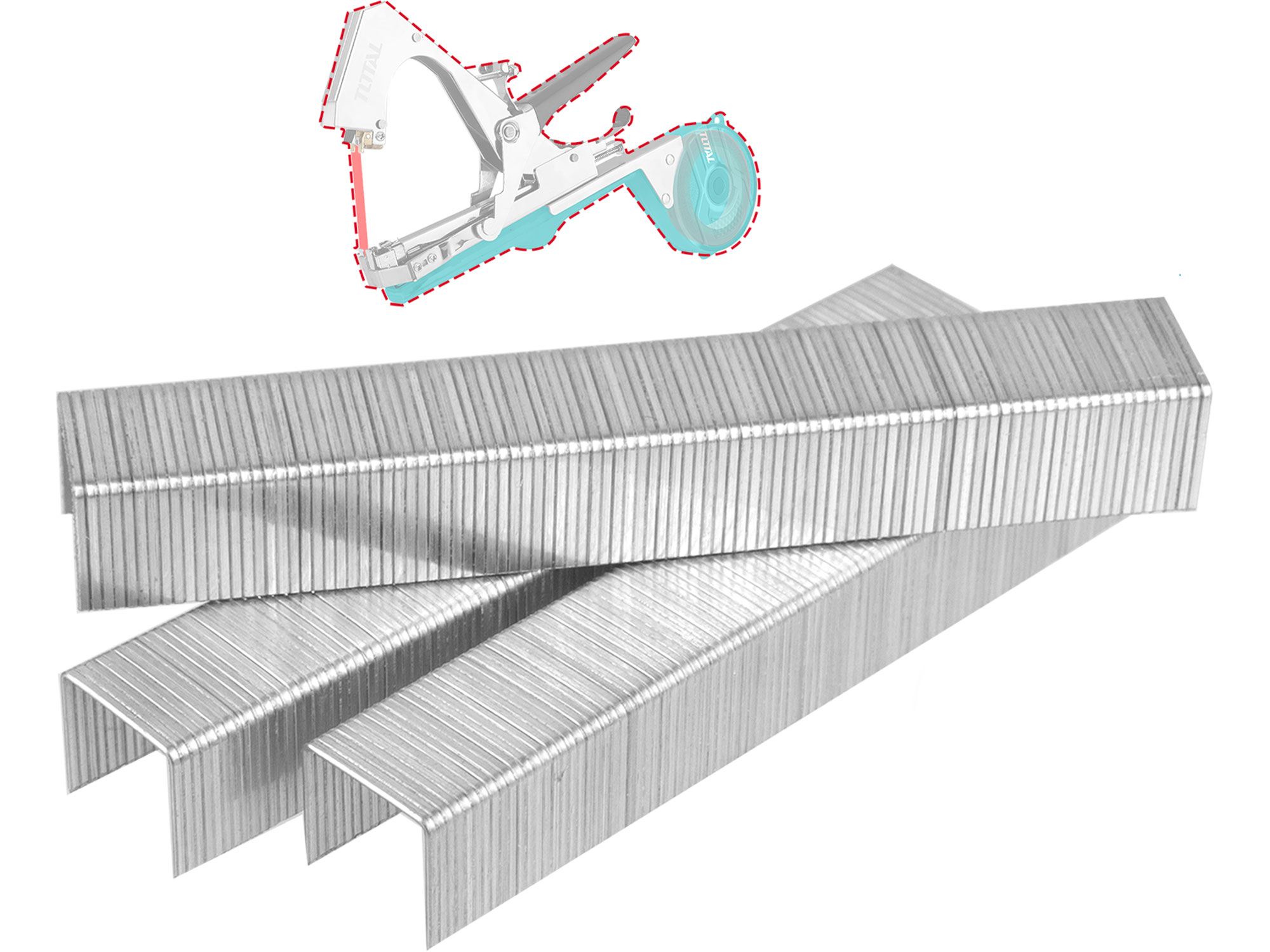 Clips für Bindezange THTPTM1251, 10000 Stk Clips für Bindezange THTPTM1251, 10000 Stk