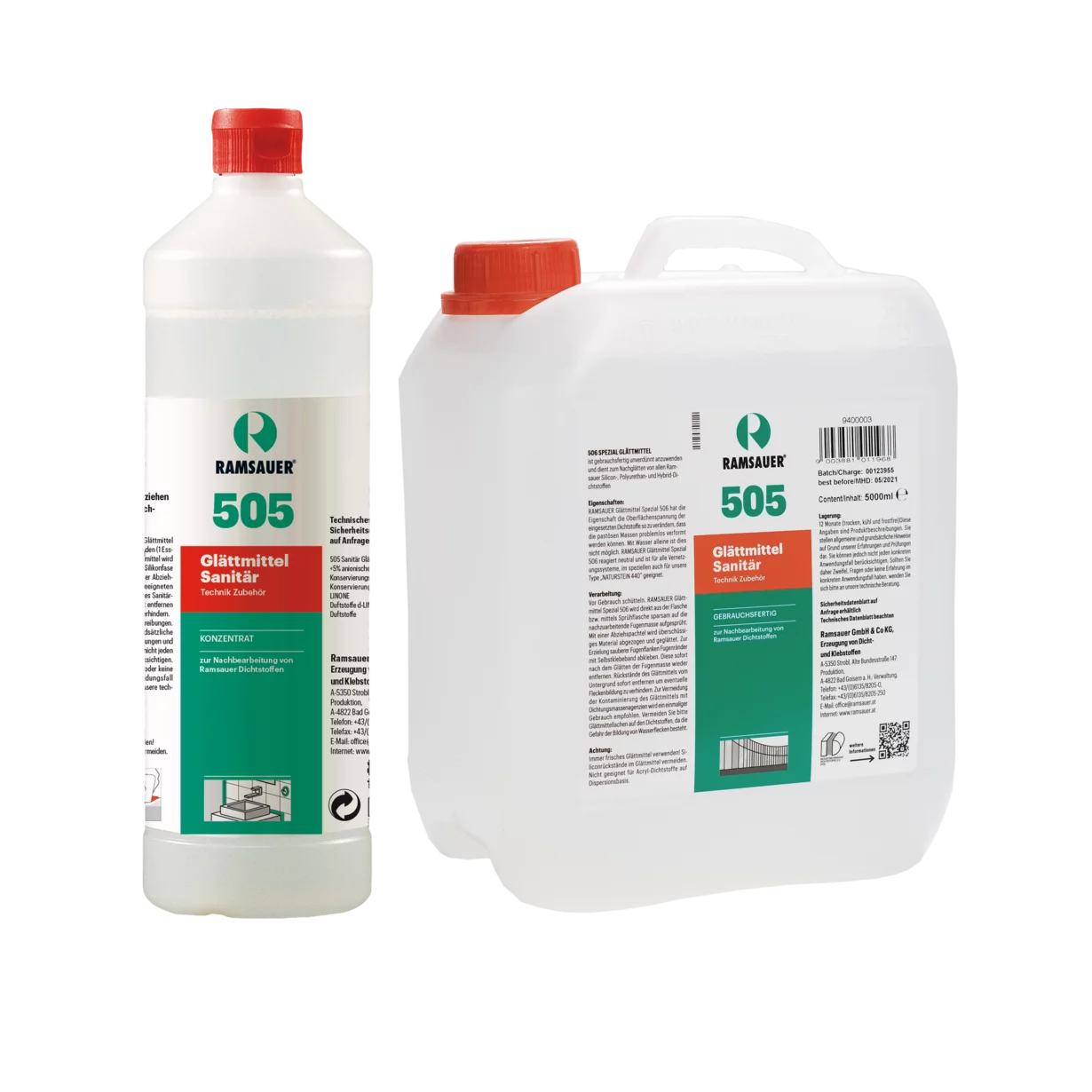 Ramsauer 505 Glättmittel Sanitär 1000 ml Ramsauer 505 Glättmittel Sanitär 1000 ml