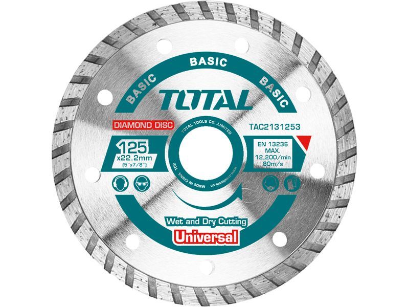 Diamanttrennscheibe, Turbo, Trocken- und Nassschnitt Diamanttrennscheibe, Turbo, Trocken- und Nassschnitt