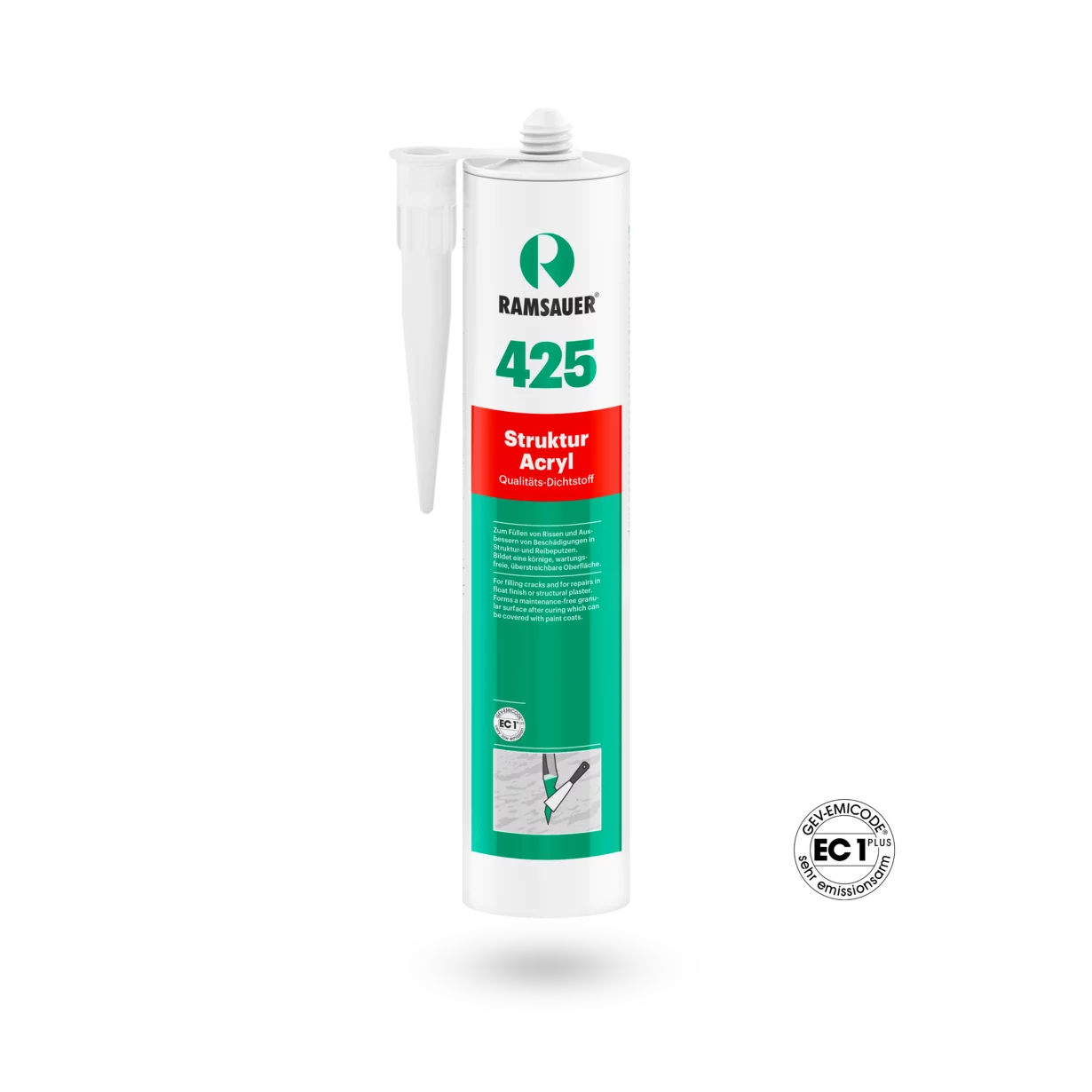 Ramsauer 425 Struktur Acryl fein, 310 ml, weiß Ramsauer 425 Struktur Acryl fein, 310 ml, weiß
