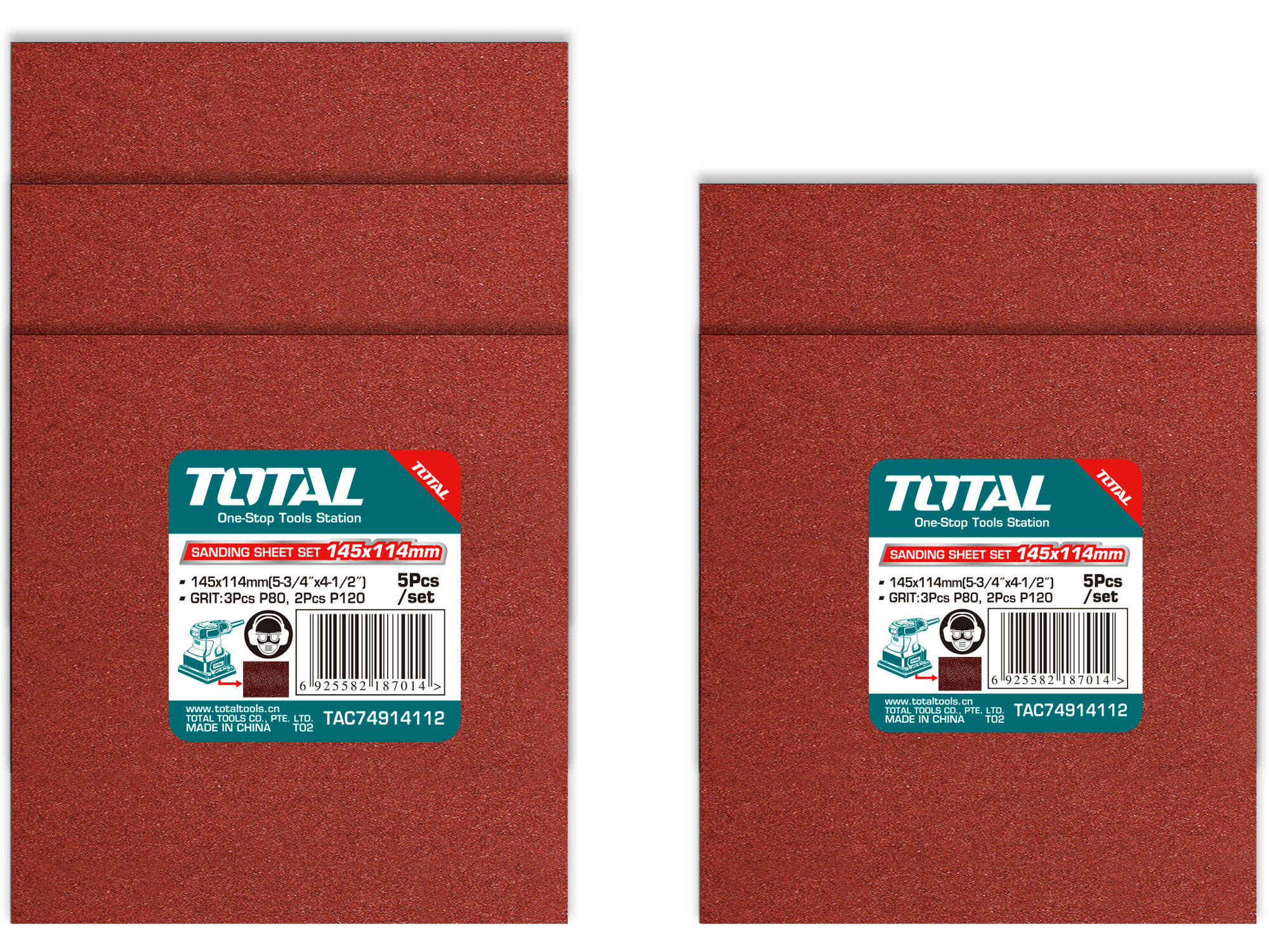 Schleifblatt-Set für TF2231106, 5-tlg Schleifblatt-Set für TF2231106, 5-tlg