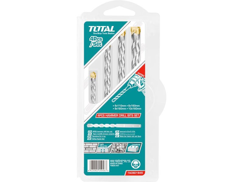 SDS Plus Betonbohrer, 4er-Set