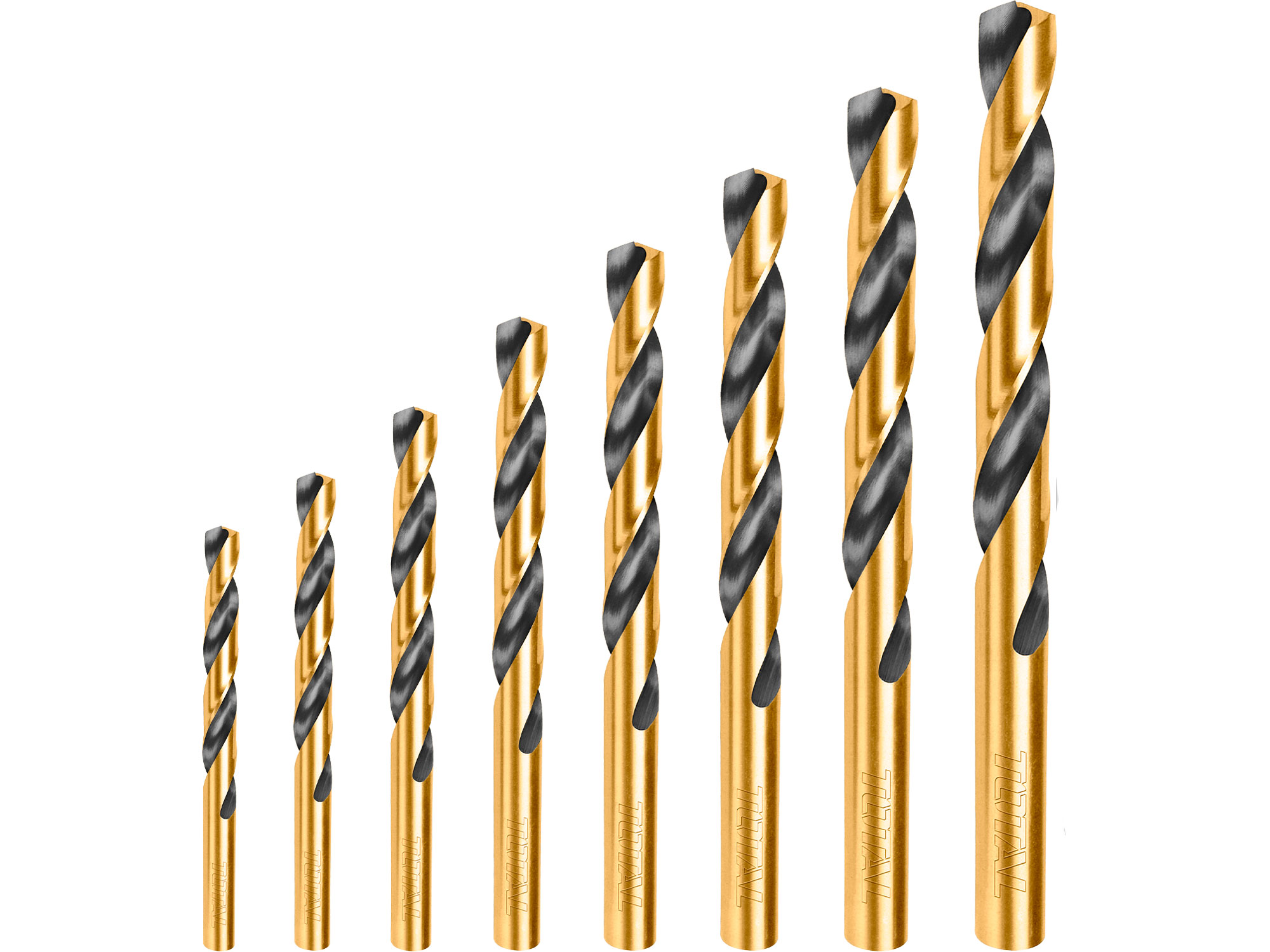 Bohrer für Metall, 8er-Set HSS